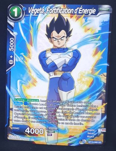 Carte Dragon Ball Super Card Game Fr Unison Warrior Series Set 04 BT13-040 C (2021) bandai vegeta fortification d énergie dbscg 