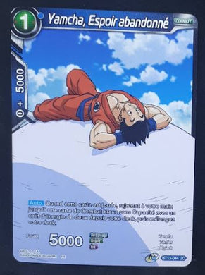 Carte Dragon Ball Super Card Game Fr Unison Warrior Series Set 04 BT13-044 UC (2021) bandai yamcha espoir abandonné dbscg 