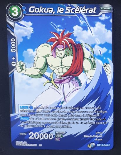 Carte Dragon Ball Super Card Game Fr Unison Warrior Series Set 04 BT13-048 C (2021) bandai gokua, le Scélérat dbscg 