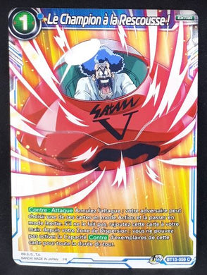 Carte Dragon Ball Super Card Game Fr Unison Warrior Series Set 04 BT13-059 C (2021) bandai le champion à la rescousse dbscg 