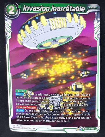 Carte Dragon Ball Super Card Game Fr Unison Warrior Series Set 04 BT13-088 C (2021) bandai invasion inarretable dbscg 
