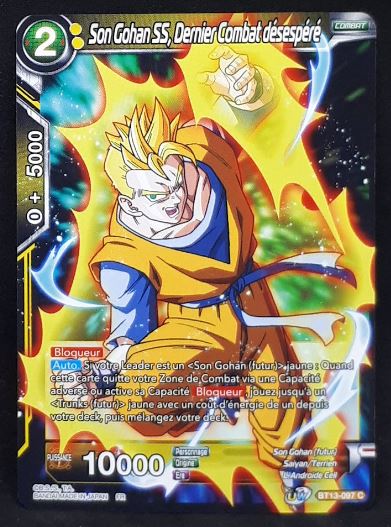 Carte Dragon Ball Super Card Game Fr Unison Warrior Series Set 04 BT13-097 C (2021) bandai songohan ss dernier combat desespere dbscg