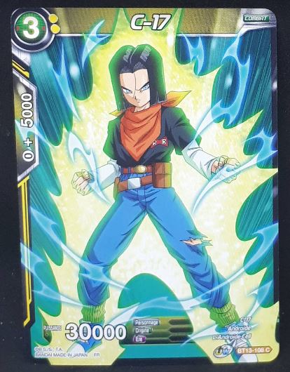 Carte Dragon Ball Super Card Game Fr Unison Warrior Series Set 04 BT13-108 C (2021) bandai cyborg 17 dbscg 