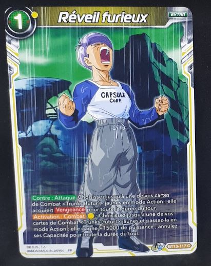 Carte Dragon Ball Super Card Game Fr Unison Warrior Series Set 04 BT13-117 C (2021) bandai réveil furieux dbscg 