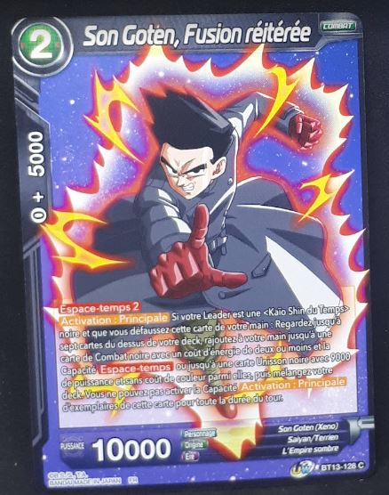 Carte Dragon Ball Super Card Game Fr Unison Warrior Series Set 04 BT13-128 UC (2021) bandai songoten fusion réitérée dbscg 