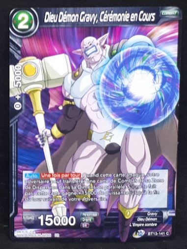 Carte Dragon Ball Super Card Game Fr Unison Warrior Series Set 04 BT13-141 C (2021) bandai dieu demon gravy ceremonie en cours dbscg 