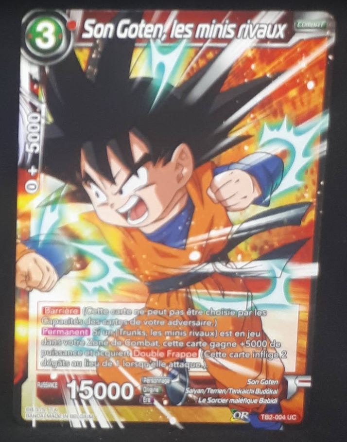 Carte Dragon Ball Super Card Game Fr World Martial Arts Tournament TB2-004 UC (2018) bandai songoten les minis rivaux dbscg 