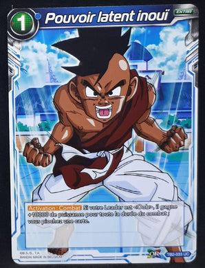 Carte Dragon Ball Super Card Game Fr World Martial Arts Tournament TB2-033 UC (2018) bandai pouvoir latent inoui dbscg cardamehdz