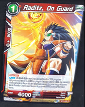 Charger l&#39;image dans la galerie, Carte Dragon Ball Super Card Game Us UWS Boost Saiyan Showdown BT15-005 R bandai raditz on guard dbscg