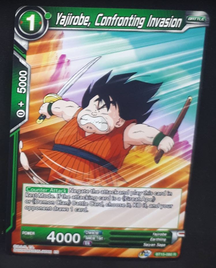 Carte Dragon Ball Super Card Game Us UWS Boost Saiyan Showdown BT15-080 R bandai yajirobe confrontig invasion dbscg