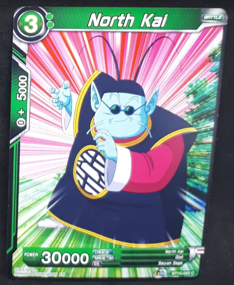 Carte Dragon Ball Super Card Game Us UWS Boost Saiyan Showdown BT15-082 C bandai north kai dbscg