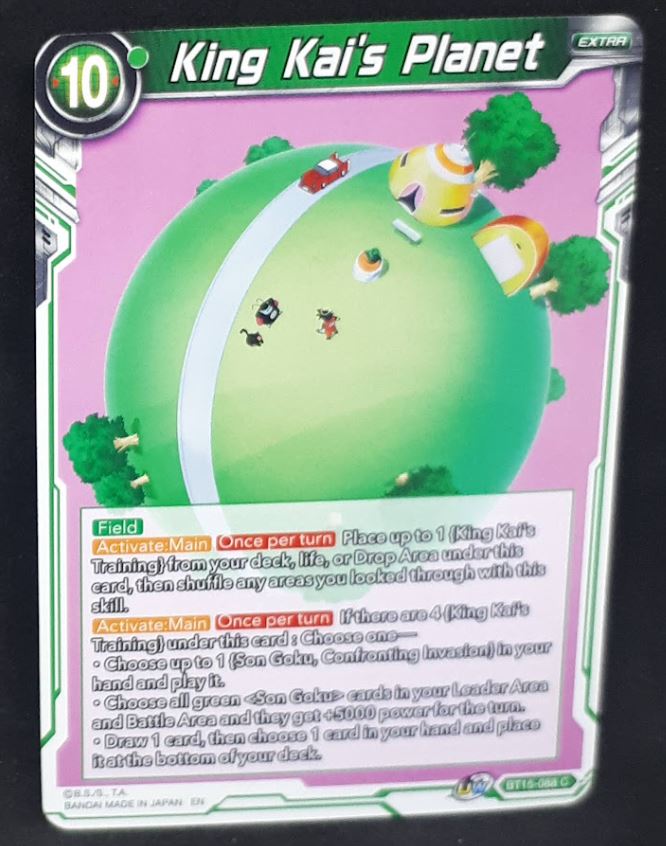 Carte Dragon Ball Super Card Game Us UWS Boost Saiyan Showdown BT15-088 C bandai king kai's planet dbscg cardamehdz 