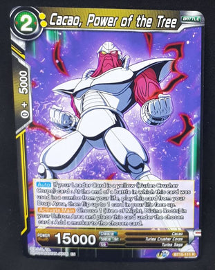 Carte Dragon Ball Super Card Game Us UWS Boost Saiyan Showdown BT15-111 R bandai cacao power of the tree dbscg