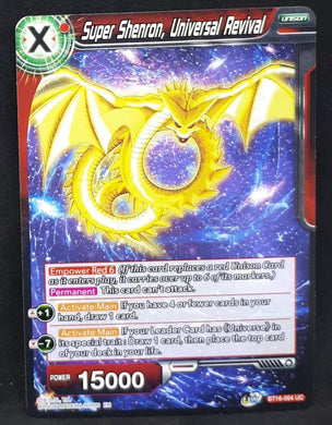 Carte Dragon Ball Super Card Game Us Unison Warrior Series Boost Set 7 BT16-004 C (2022) bandai super shenron universal revival dbscg