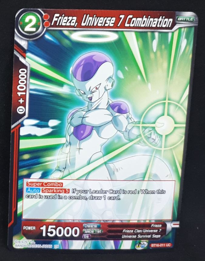 Carte Dragon Ball Super Card Game Us Unison Warrior Series Boost Set 7 BT16-011 UC (2022) bandai frieza universe 7 combination dbscg cardamehdz