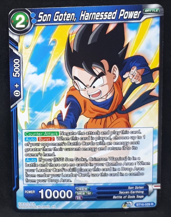 Carte Dragon Ball Super Card Game Us Unison Warrior Series Boost Set 7 BT16-029 R (2022) bandai songoten harnessed power dbscg 