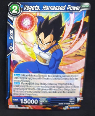 Carte Dragon Ball Super Card Game Us Unison Warrior Series Boost Set 7 BT16-031 UC (2022) bandai vegeta harnessed power dbscg cardamehdz 