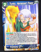 Charger l&#39;image dans la galerie, Carte Dragon Ball Super Card Game Us Unison Warrior Series Boost Set 7 BT16-033 R (2022) bandai trunks harnessed power dbscg 
