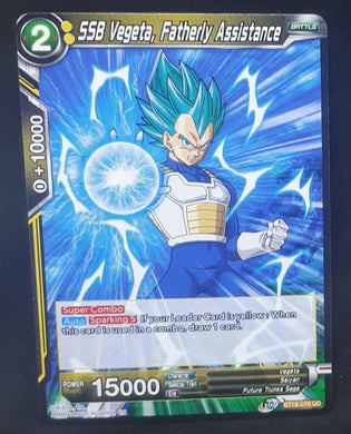 Carte Dragon Ball Super Card Game Us Unison Warrior Series Boost Set 7 BT16-078 UC (2022) bandai ssb vegeta fatherly assistance dbscg