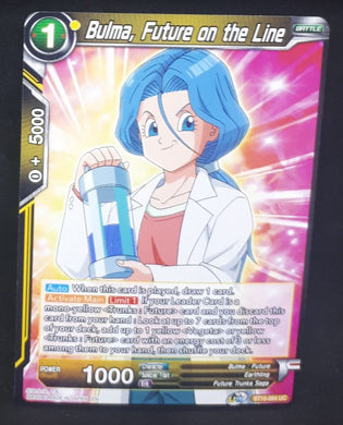 Carte Dragon Ball Super Card Game Us Unison Warrior Series Boost Set 7 BT16-084 UC (2022) bandai bulma future on the line dbscg 