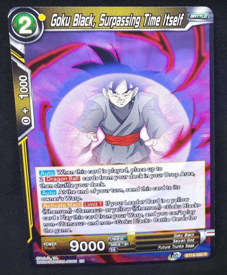 Carte Dragon Ball Super Card Game Us Unison Warrior Series Boost Set 7 BT16-088 R (2022) bandai goku black surpassing time itself dbscg cardamehdz 