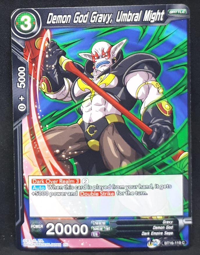 Carte Dragon Ball Super Card Game Us Unison Warrior Series Boost Set 7 BT16-119 C (2022) bandai demon god gravy umbral might dbscg 