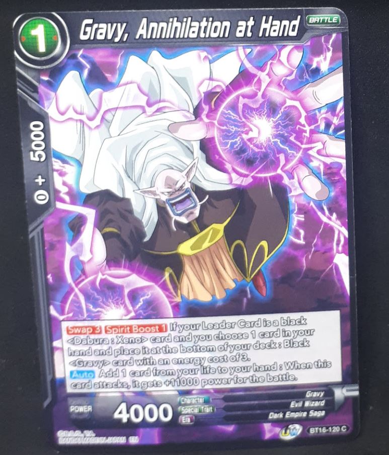 Carte Dragon Ball Super Card Game Us Unison Warrior Series Boost Set 7 BT16-120 C (2022) bandai gravy annihilation at hand dbscg