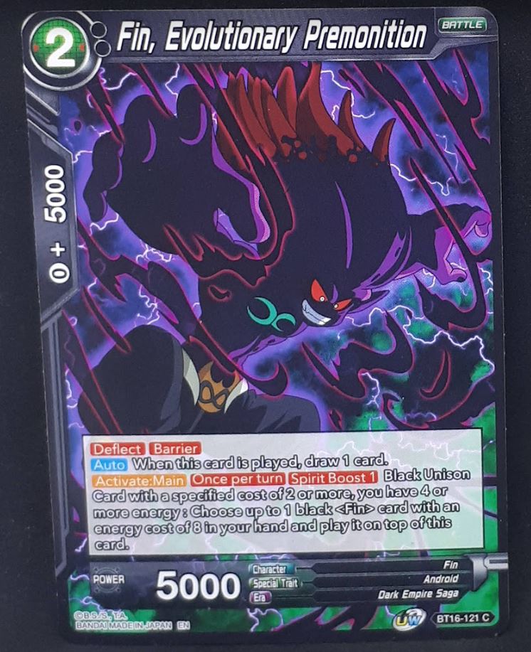 Carte Dragon Ball Super Card Game Us Unison Warrior Series Boost Set 7 BT16-121 C (2022) bandai fin evolutionary premonition dbscg