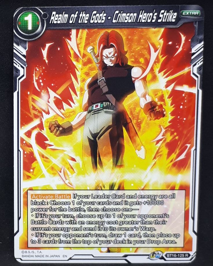 Carte Dragon Ball Super Card Game Us Unison Warrior Series Boost Set 7 BT16-125 R (2022) bandai realm of the gods crimson hero s strike dbscg