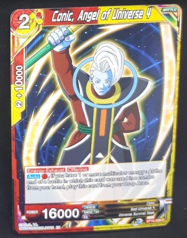 Carte Dragon Ball Super Card Game Us Unison Warrior Series Boost Set 7 BT16-134 C (2022) bandai conic angel of universe 4 dbscg 