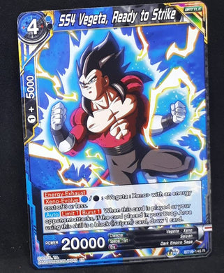 Carte Dragon Ball Super Card Game Us Unison Warrior Series Boost Set 7 BT16-145 R (2022) bandai SS4 vegeta ready to strike dbscg