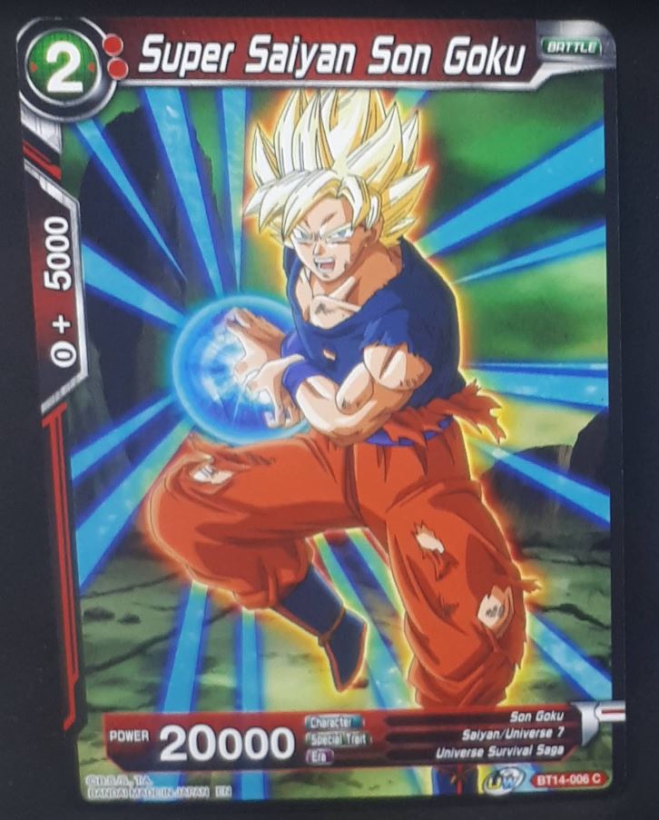 Carte Dragon Ball Super Card Game Us Unison Warrior Series Set 05 BT14-006 C bandai super saiyan son goku dbscg cardamehdz 