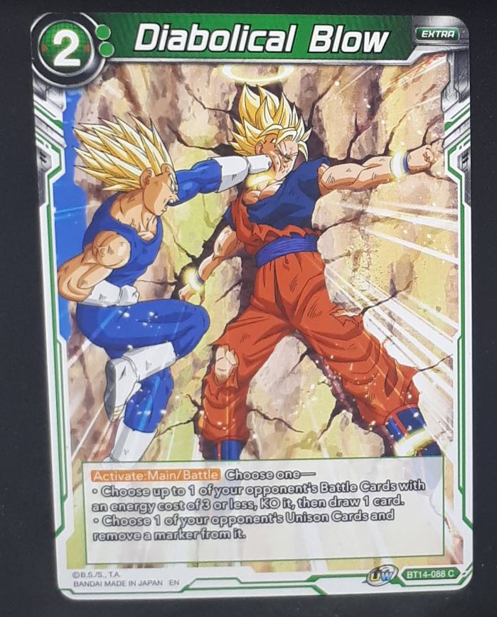 Carte Dragon Ball Super Card Game Us Unison Warrior Series Set 05 BT14-088 C bandai diabolical blow dbscg