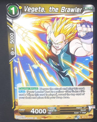 Carte Dragon Ball Super Card Game Us Unison Warrior Series Set 05 BT14-101 C bandai vegeta the brawler dbscg cardamehdz