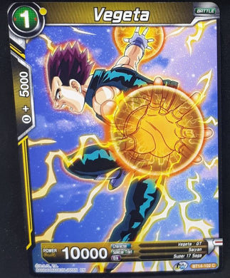 Carte Dragon Ball Super Card Game Us Unison Warrior Series Set 05 BT14-102 C bandai vegeta dbscg