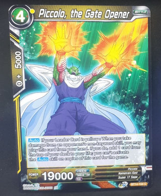 Carte Dragon Ball Super Card Game Us Unison Warrior Series Set 05 BT14-104 C bandai piccolo the gate opener dbscg