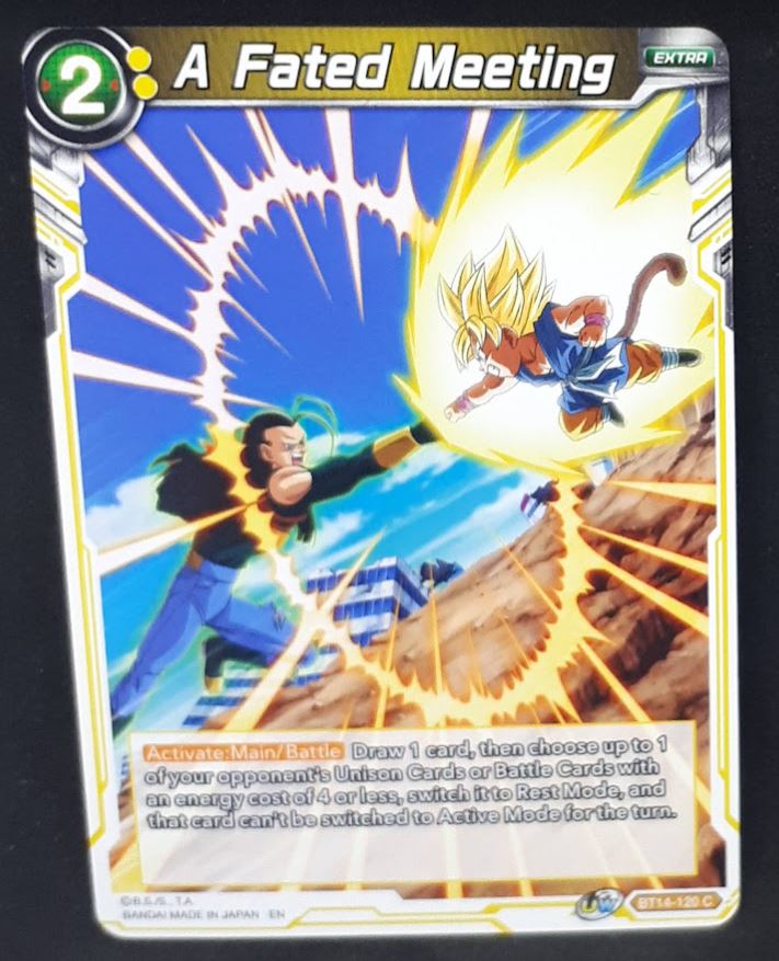 Carte Dragon Ball Super Card Game Us Unison Warrior Series Set 05 BT14-120 C bandai a fated meeting dbscg 