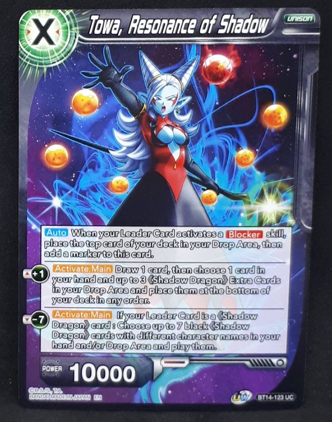 Carte Dragon Ball Super Card Game Us Unison Warrior Series Set 05 BT14-123 UC bandai towa resonance of shadow dbscg