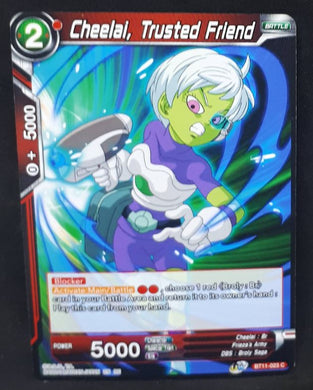 Carte Dragon Ball Super Card Game Us unison warrior bloodline BT11-023 C bandai CHEELAI TRUSTED FRIEND dbscg cardamehdz 