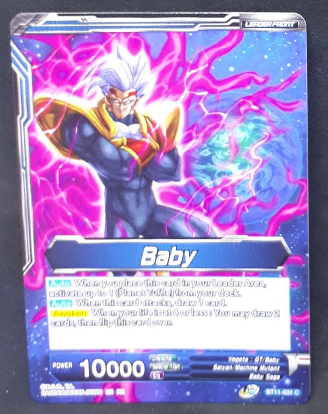 Carte Dragon Ball Super Card Game Us unison warrior bloodline BT11-031 C bandai baby dbscg cardamehdz 