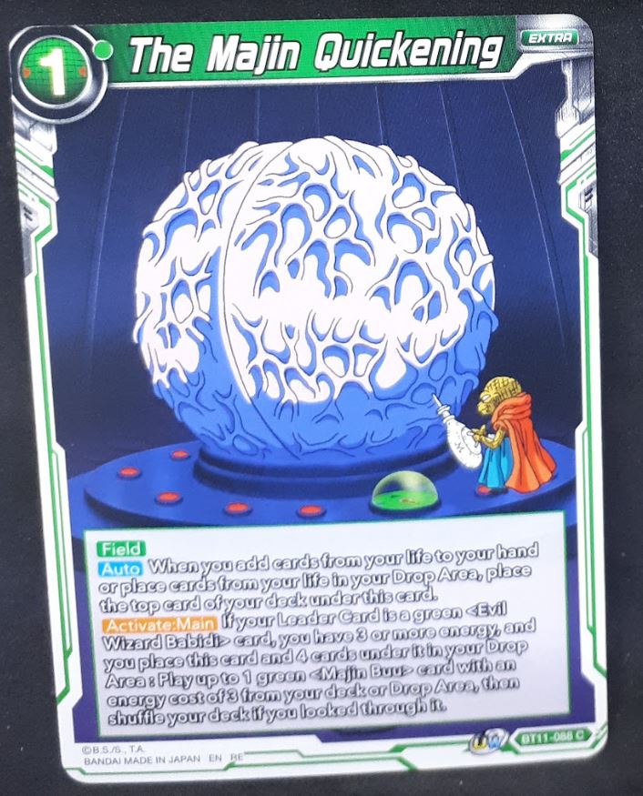 Carte Dragon Ball Super Card Game Us unison warrior bloodline BT11-088 C bandai the majin quickening dbscg cardamehdz 