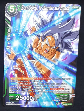 Carte Dragon Ball Super Card Game (fr) Gift Box EX03-14 (2018) bandai Songoku  le dernier survivant dbscg 