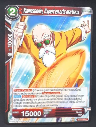 Carte Dragon Ball Super Card Game fr Miraculous Revival BT5-012 C (2019) bandai kamesennin expert en arts martiaux dbscg 
