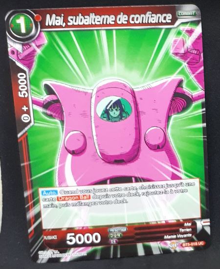 Carte Dragon Ball Super Card Game fr Miraculous Revival BT5-018 UC (2019) bandai mai sulbalterne de confiance dbscg 