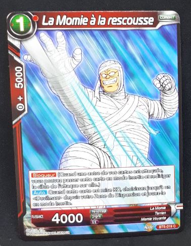 Carte Dragon Ball Super Card Game fr Miraculous Revival BT5-019 C (2019) bandai la momie à la rescousse dbscg 