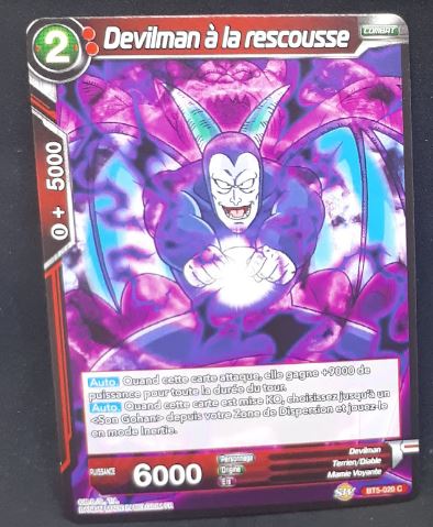Carte Dragon Ball Super Card Game fr Miraculous Revival BT5-020 C (2019) bandai devilman à la rescousse dbscg