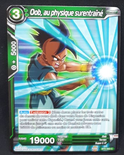 Carte Dragon Ball Super Card Game fr Miraculous Revival BT5-063 C (2019) bandai oob au physique surentrainé dbscg