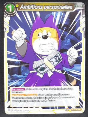 Carte Dragon Ball Super Card Game fr Miraculous Revival BT5-103 C (2019) bandai ambitions personnelles dbscg 