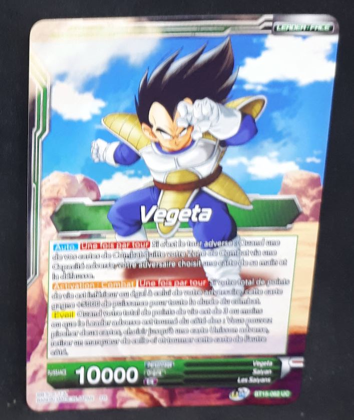 Carte Dragon Ball Super Card Game fr UWS Boost Saiyan Showdown BT15-062 UC bandai VEGETA dbscg cardamehdz