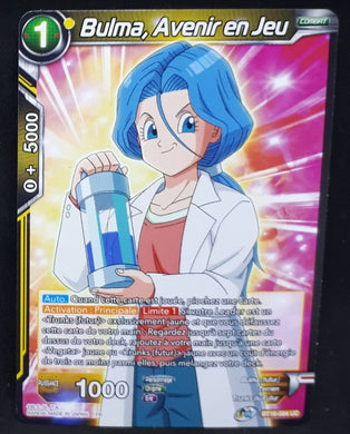 Carte Dragon Ball Super Card Game fr Unison Warrior Series Boost Set 7 BT16-084 UC (2022) bandai bulma avenir en jeu dbscg cardamehdz
